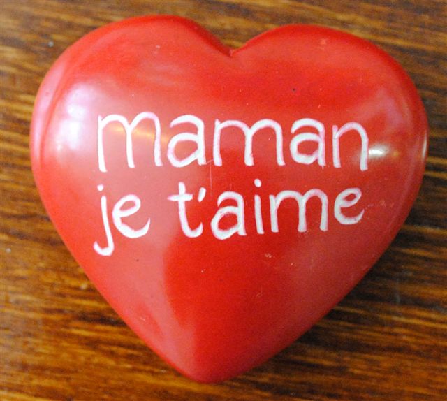 80361 Coeur "maman je t'aime"